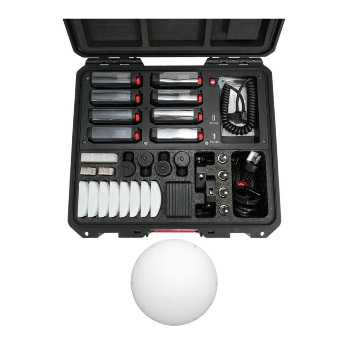 Aputure MC Pro 8-Light Kit Bundle with MC Pro Bubble Diffuser