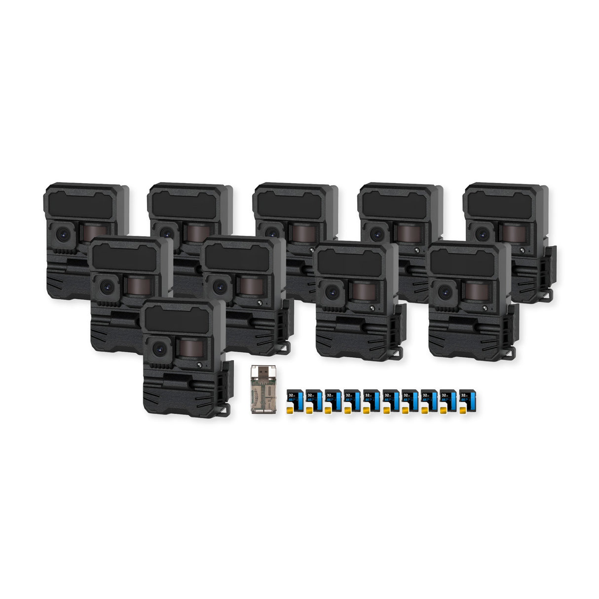 Yellowstone Y2 Black Wide Lens Camera Bundle with Card Reader, and Accessories (10-Pack) - 1