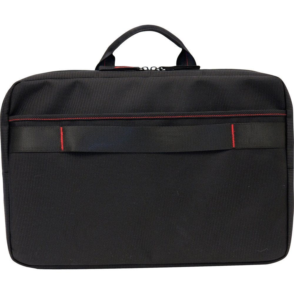 Codi C2300 Ultra Lite Hybrid Messenger 15.6-Inch Laptop Case (Black with Red/Grey Accents)