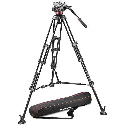 Manfrotto Professional Fluid Video System w/ Mid-Spreader