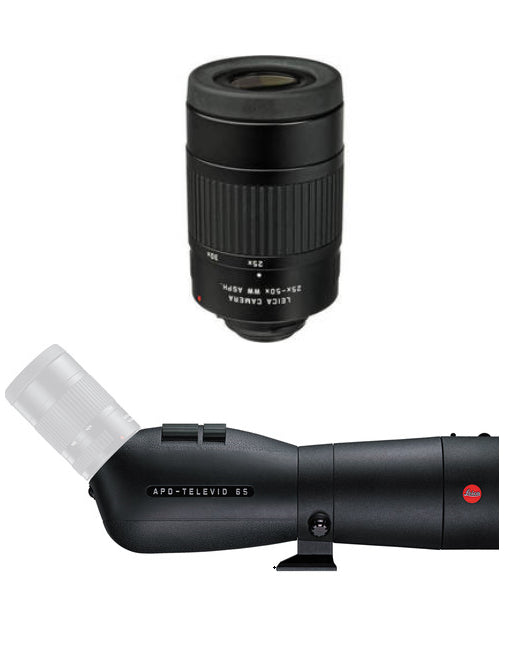 Leica APO-Televid 65 Angled Spotting Scope with Televid 25-50x Eyepiece