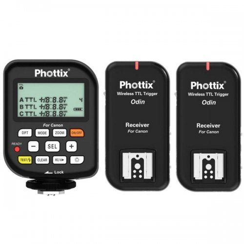 Phottix Odin Wireless TTL Trigger Set w/ Two Receivers or Canon