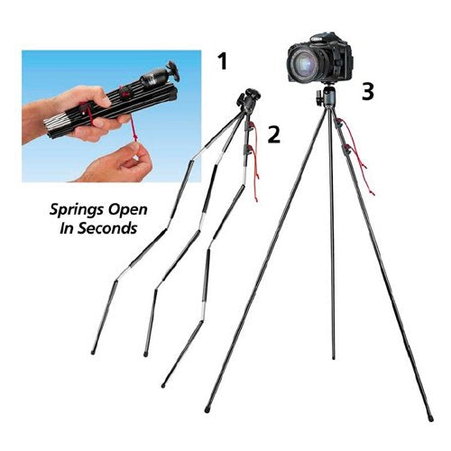 Tamrac 28-Inch ZipShot Mini Compact Camera Tripod