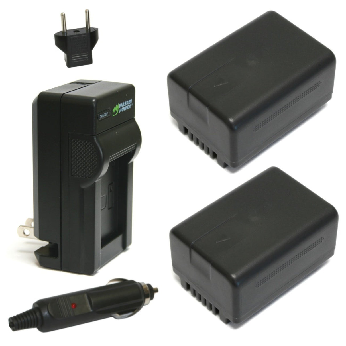 Wasabi Power Battery and Charger Kit for Panasonic VW-VBT190 Battery