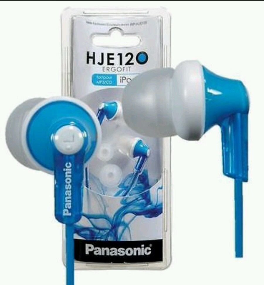 Panasonic ErgoFit In-Ear Earbud Headphones (Blue)