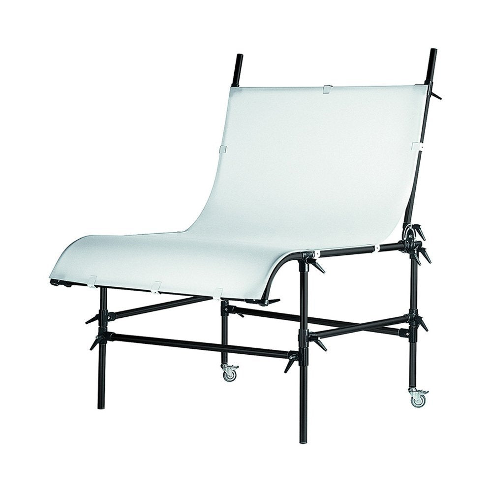 Manfrotto 220B Still Life Table (Black Frame/White Cover)