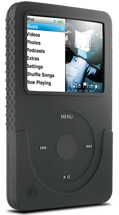 Philips Jam Jacket with Cord Management for 160GB iPod Classic 6G (Black)