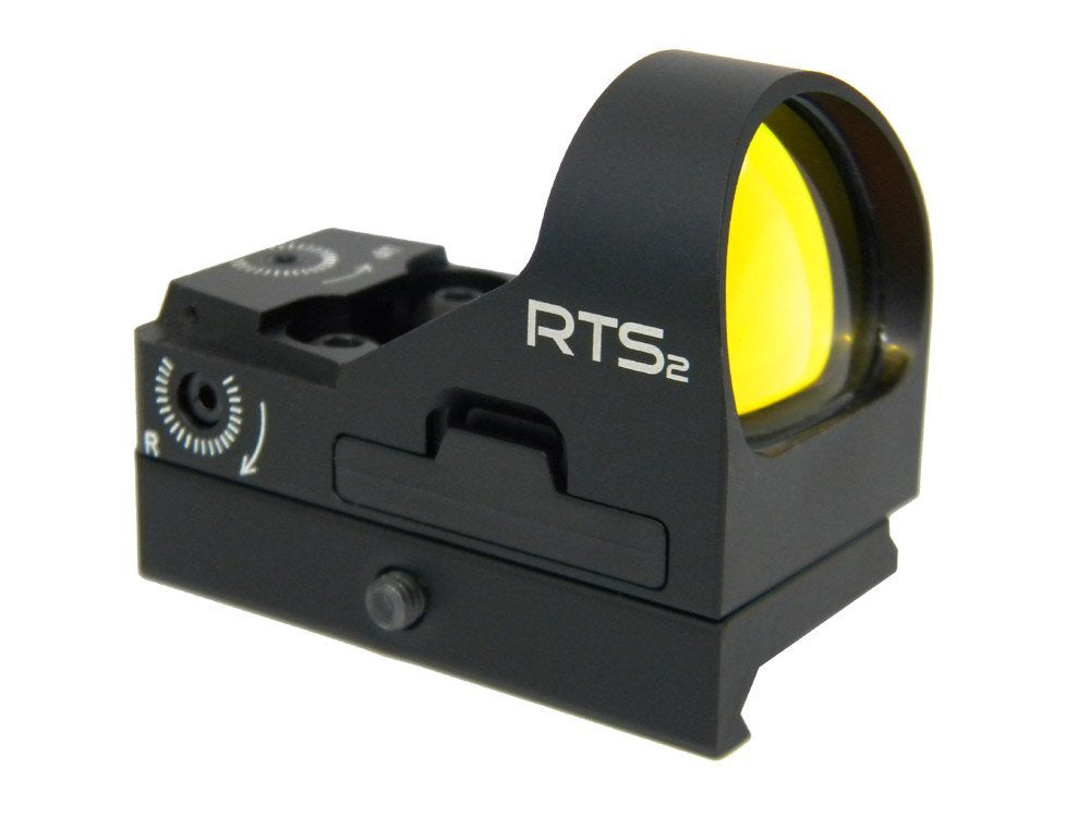 C-MORE RTS2R 6 MOA Red Dot Click Sight with Rail Mount (Black)