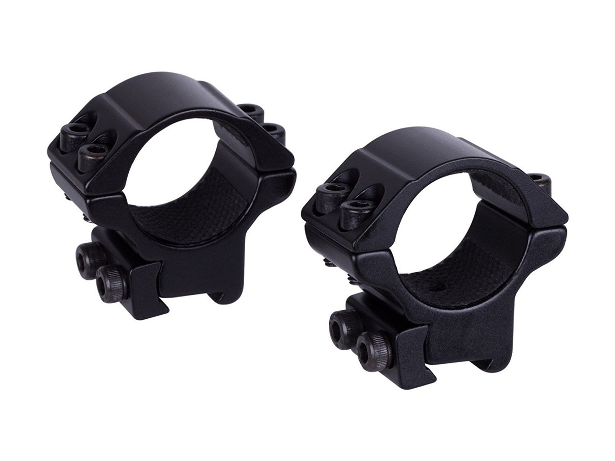 Hawke Sport Optics Match Mount 30mm Riflescope Rings 2-Piece Set for 9-11mm Rail (High Height)