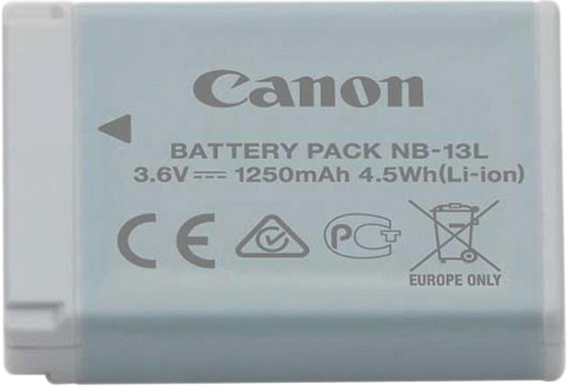 Canon NB-13L Lithium-Ion Battery Pack (3.6V, 1250mAh)