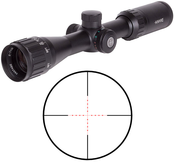 Hawke Sport Optics Vantage 2-7X32AO Mil Dot IR Riflescope
