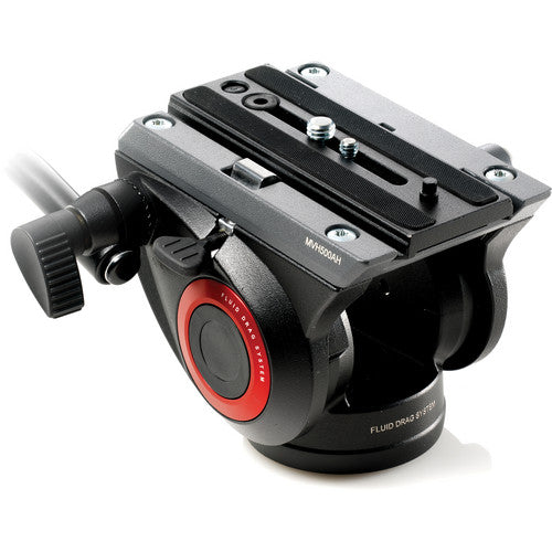 Manfrotto MVH500AH Fluid Video Head with MT190X3 tripod