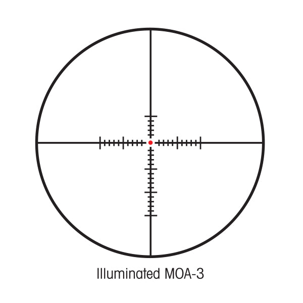 Sightron S-TAC 2.5-17.5x56 mm Riflescope (MOA/ MOA-3 Illuminated Reticle)