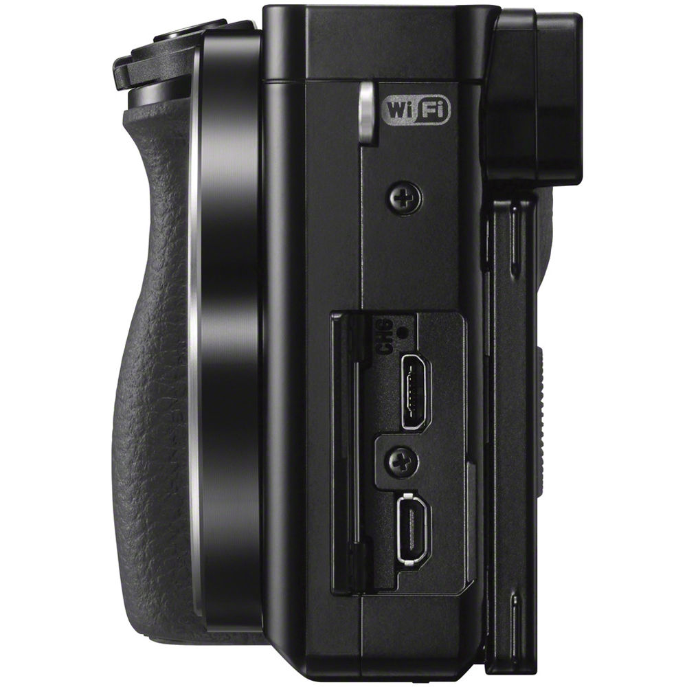Sony Alpha a6000 24.3MP Mirrorless Digital Camera with 16-50mm OSS Lens (Black)