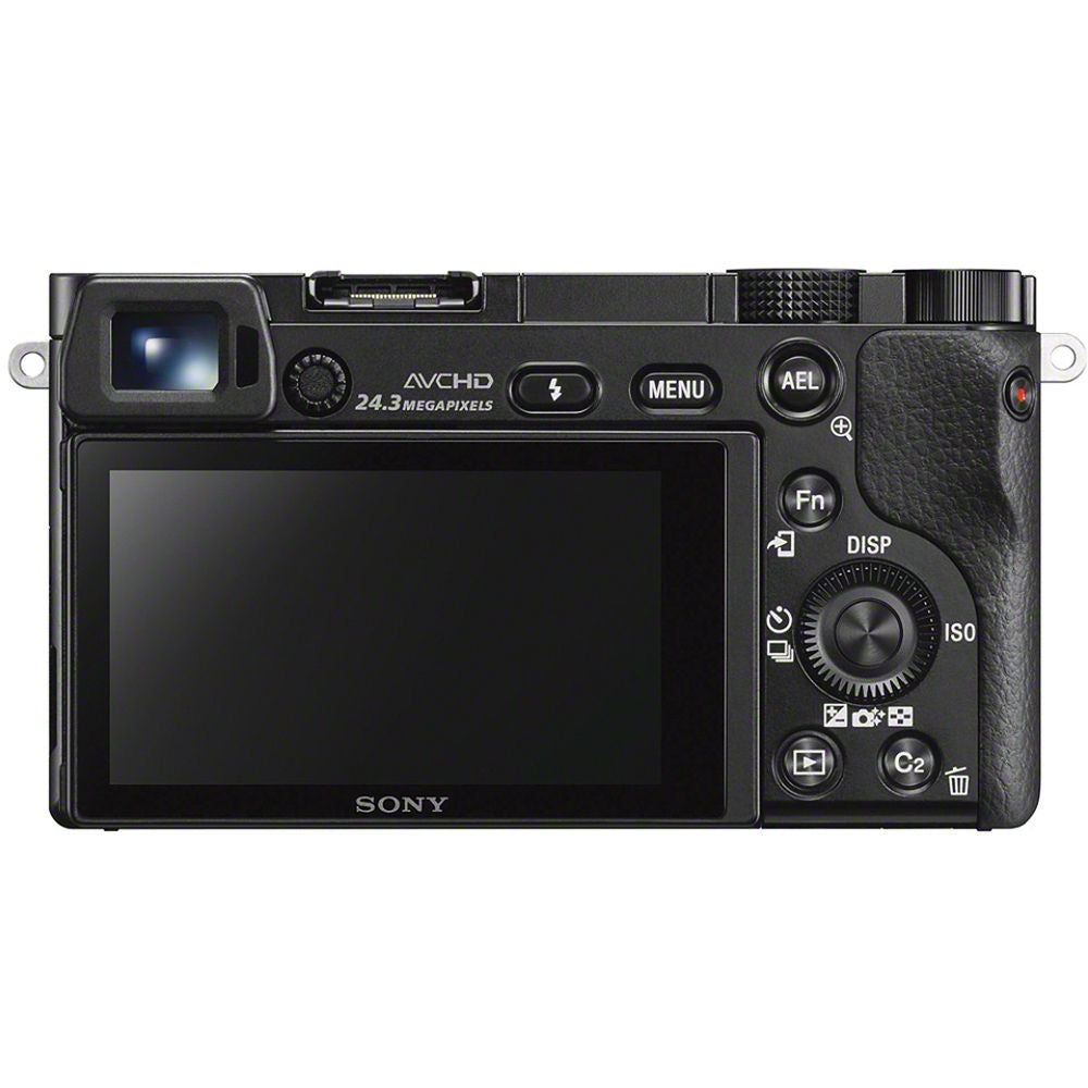 Sony Alpha a6000 24.3MP Mirrorless Digital Camera with 16-50mm OSS Lens (Black)