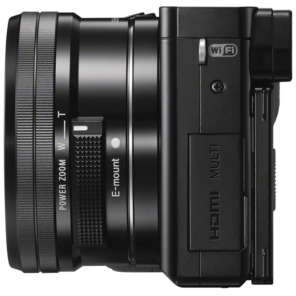 Sony Alpha a6000 24.3MP Mirrorless Digital Camera with 16-50mm OSS Lens (Black)