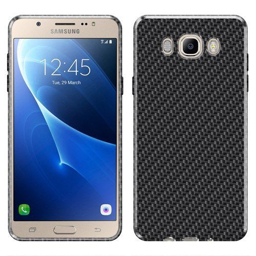 NextKin Samsung Galaxy J510 TPU Case (Black Carbon Fiber)