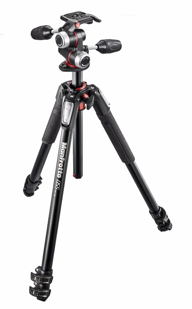 Manfrotto MK055XPRO3-3W 3-Section Tripod with 3-Way Head