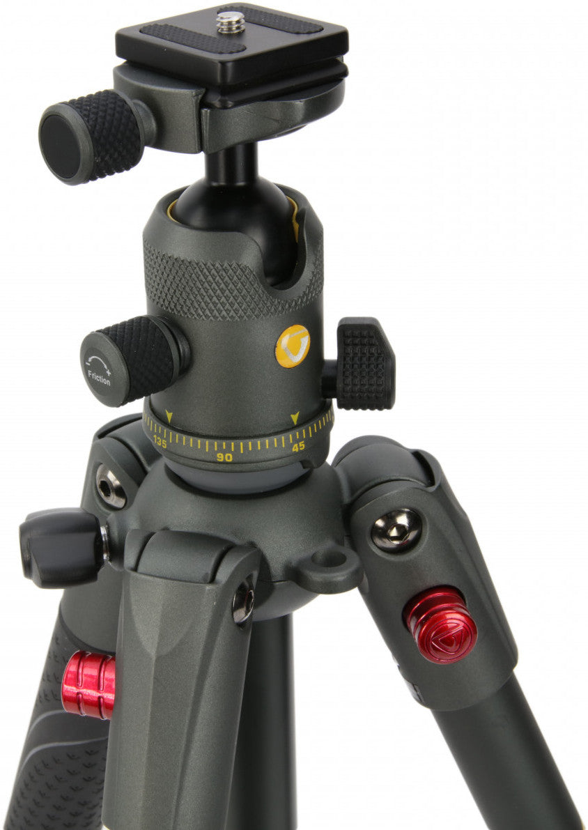 Vanguard Veo 2 235AB Aluminum Travel Tripod w/ Ball Head (Red)