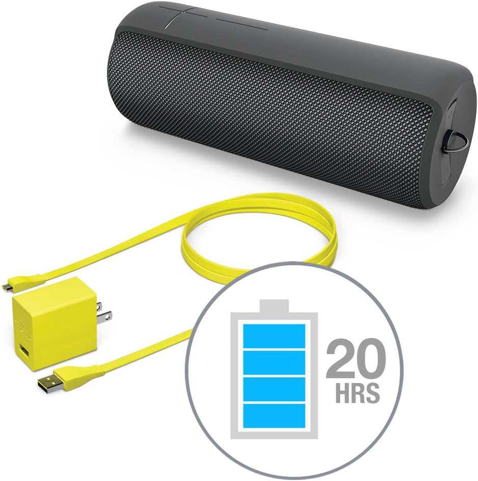 Logitech UE Megaboom Waterproof Wireless Mobile Bluetooth Speaker (Galaxy Grey)