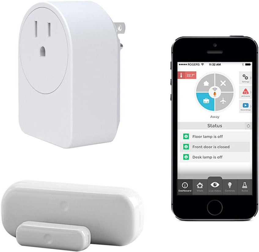 iControl Networks Piper Classic All-in-One WiFi Security System Bundle (4-Piece)