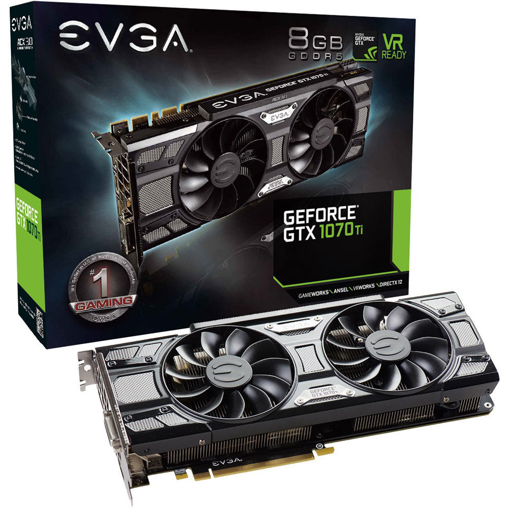 EVGA NVIDIA GeForce GTX 1070 Ti SC Gaming 8GB Graphics Card