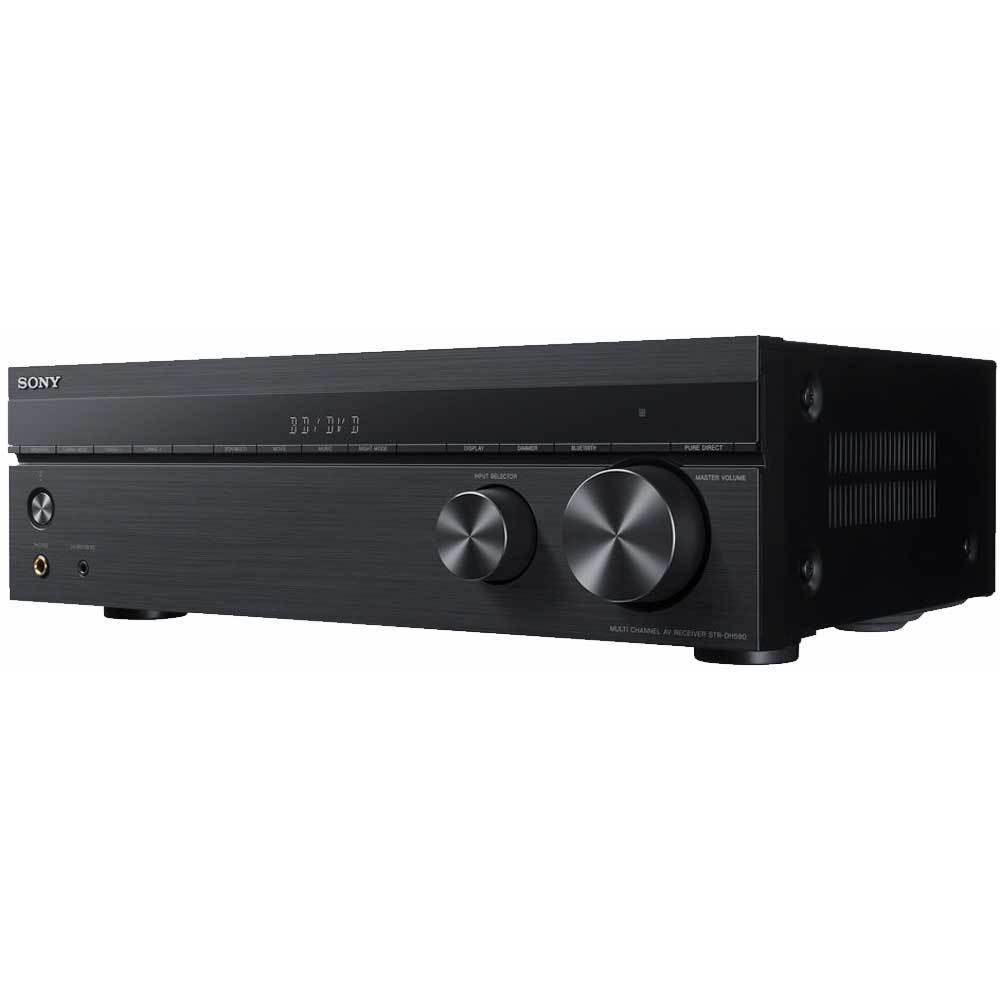 Sony STRDH590 5.2ch Home Theater AV Receiver with Speaker and Subwoofer Bundle