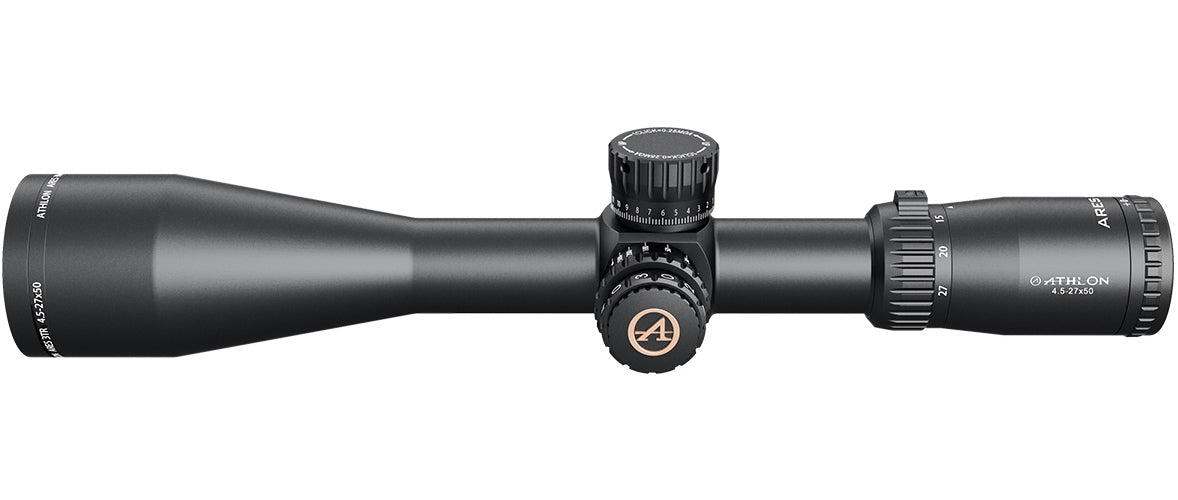 Athlon Optics Ares BTR 4.5-27x5 Riflescope (Exp, SF, APLR3 FFP IR MIL Reticle)