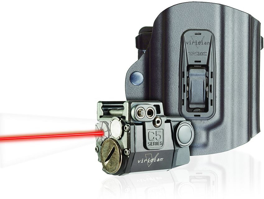 Viridian C5L-R Subcompact Red Laser and Light with Ruger SR9C TacLoc Holster