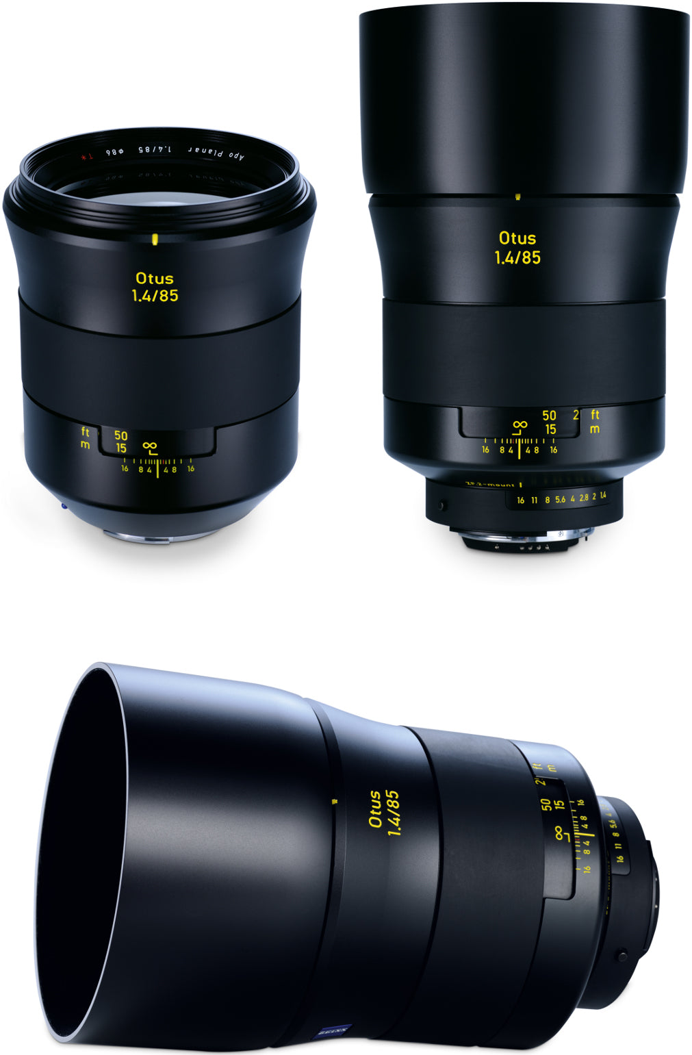 Zeiss Otus 1.4/85 ZF.2 T f/1.4 85mm Apo Planar Manual Focus Lens for Nikon F-Mount