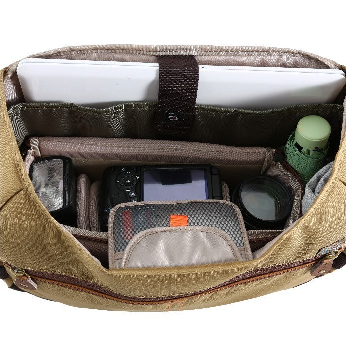 Vanguard Havana 38 Messenger Bag for Camera Gear & 15-inch Laptop (Brown)