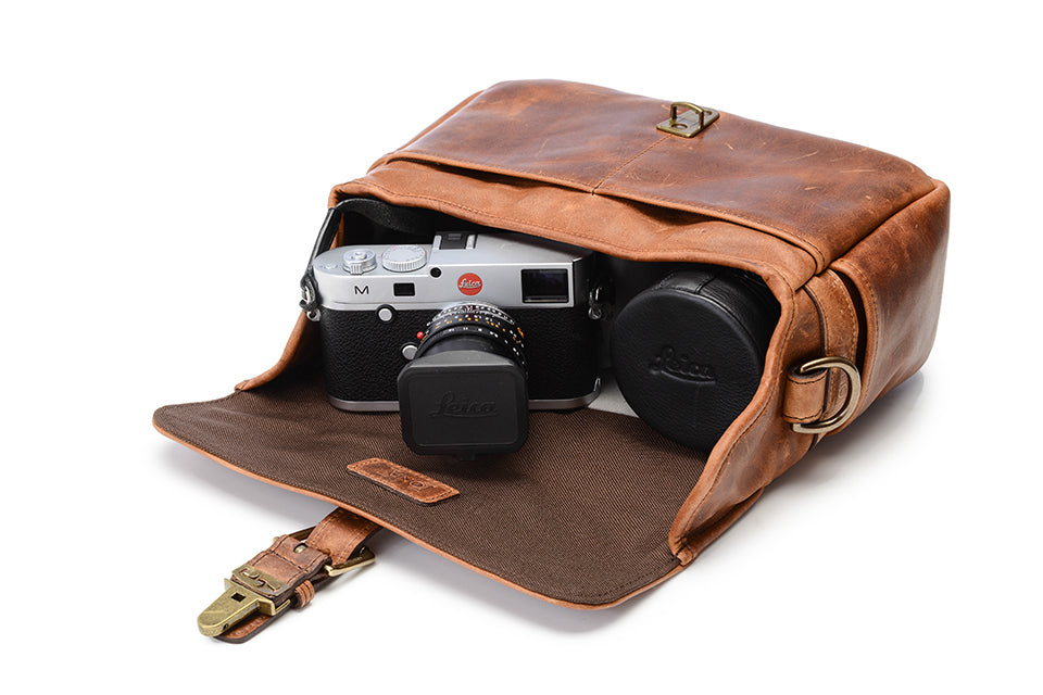 ONA Bowery Leica Camera Bag (Antique Cognac)