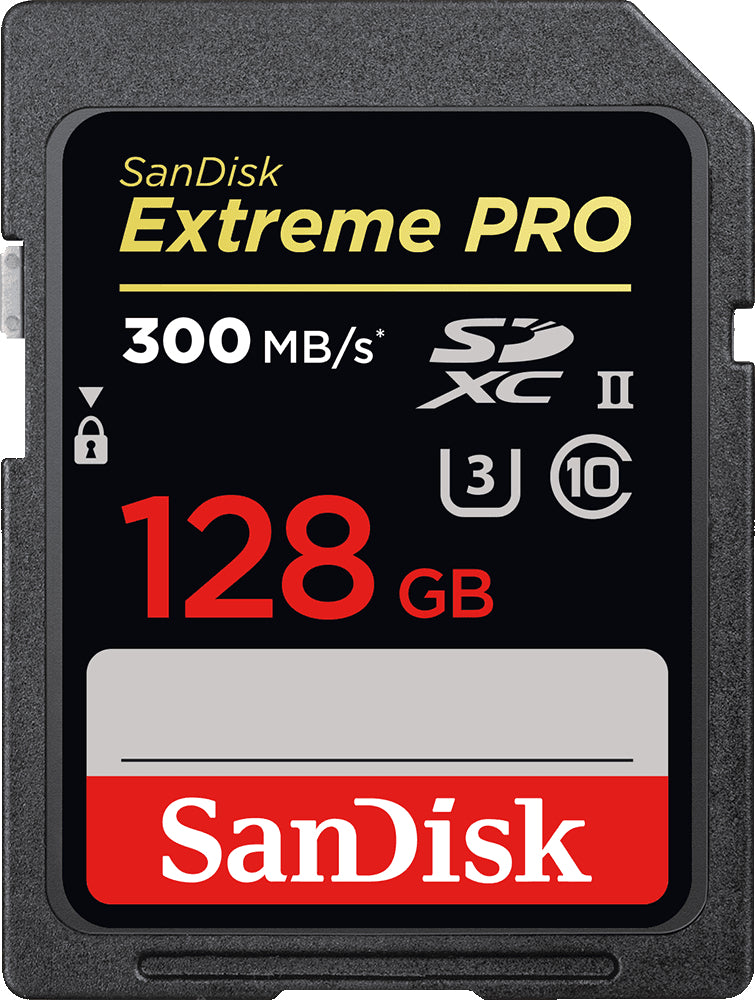 SanDisk 128GB Extreme PRO UHS-II SDXC Memory Card