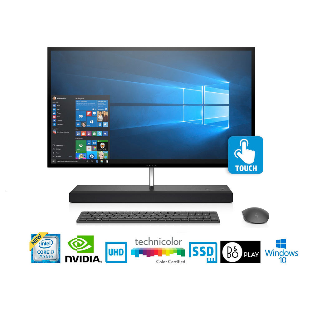 HP Envy 27-b119 Core i7-7700T 128GB SSD+1TB HD 27” QHD Touch WLED GTX950 4GB AIO