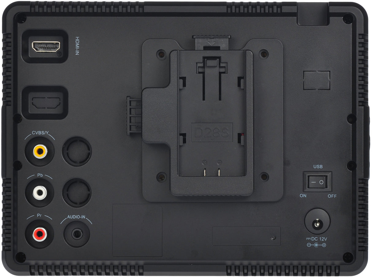 MustHD Panasonic D28S Battery Plate for On-Camera Field Monitor (Not for M703)