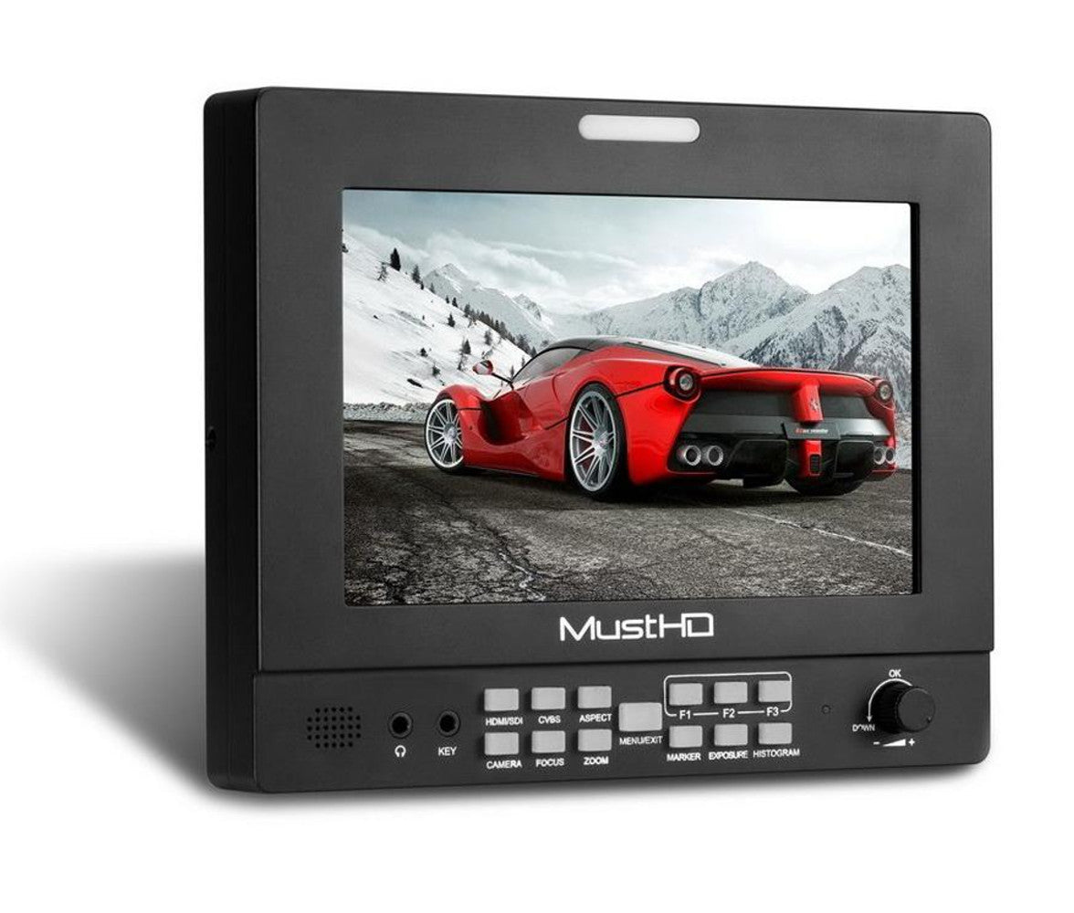 MustHD 7" Hyper-Brite 1920x1200 Monitor with 3G-SDI Input