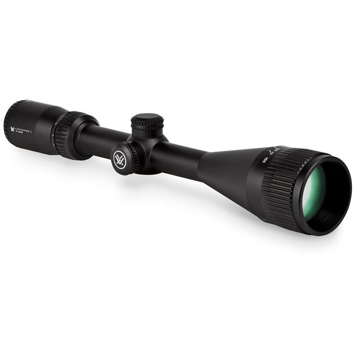 Vortex Crossfire II 4-12x50 AO Dead-Hold BDC Reticle Riflescope with Vortex Cap and Cover Bundle