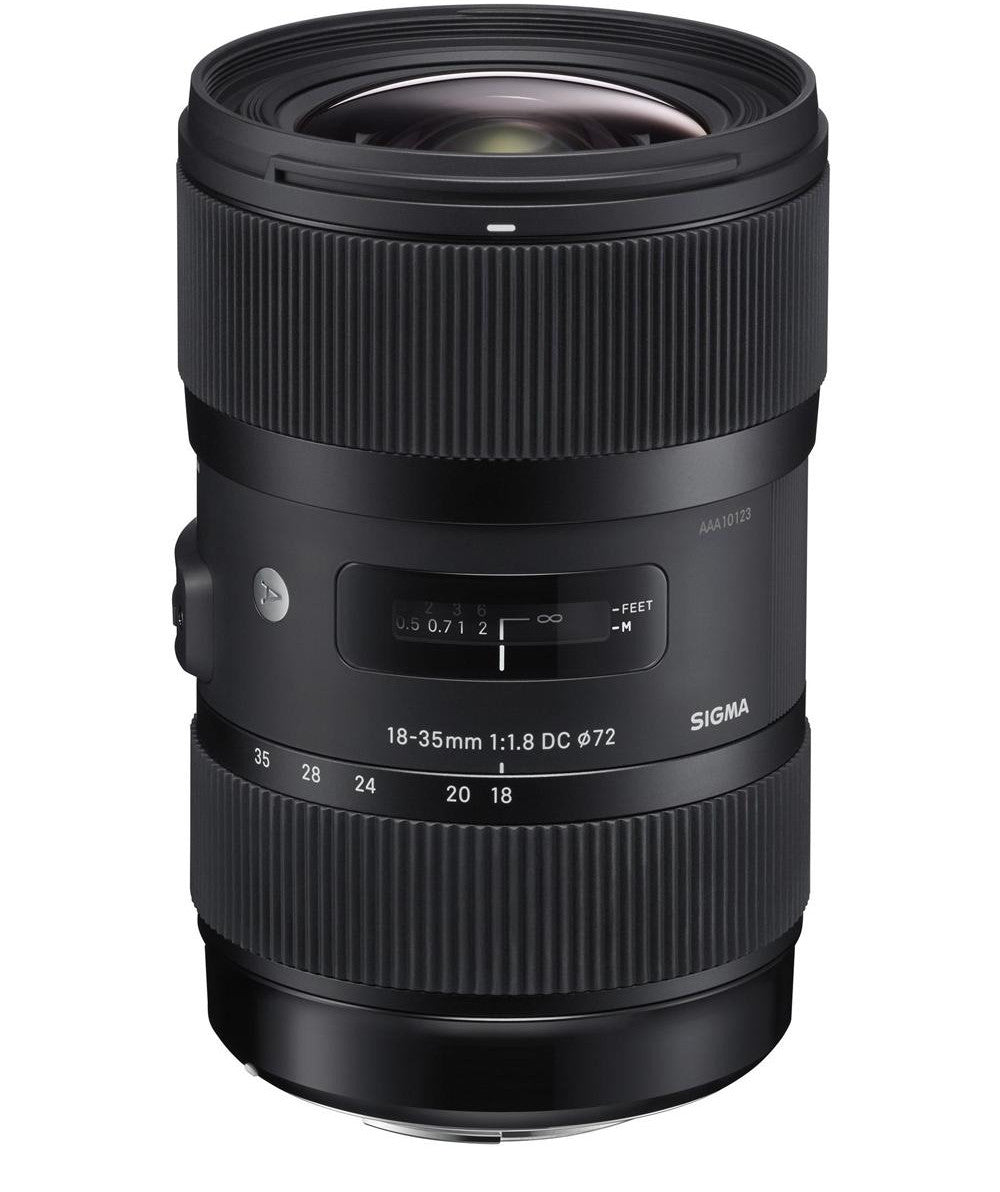 Sigma 18-35mm f/1.8 DC HSM Art Lens for Nikon DSLR Cameras Bundle