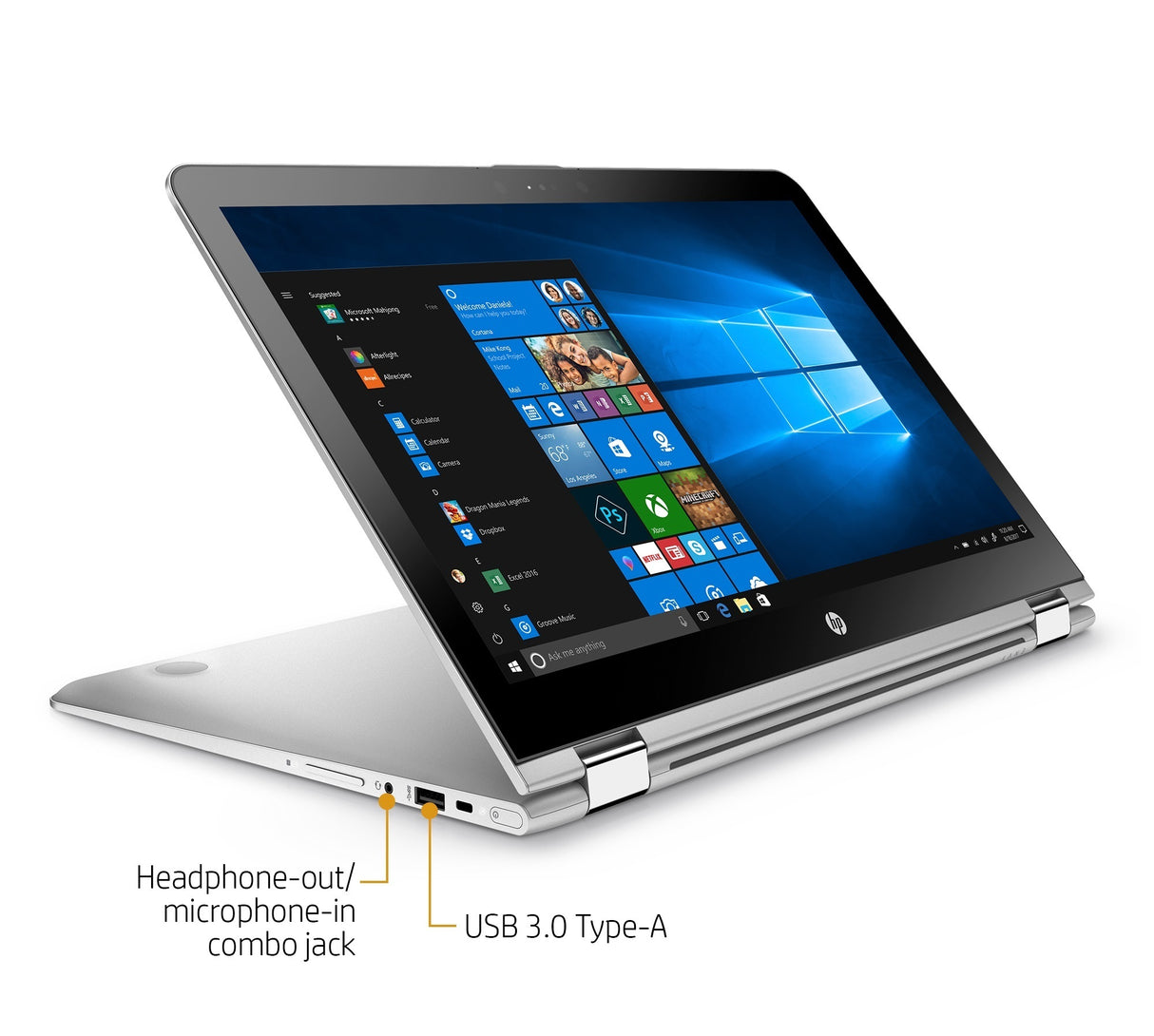 HP ENVY x360 15-AQ273 Core i7-8550U, 256GB SSD, 15.6" Full HD Touch Convertible