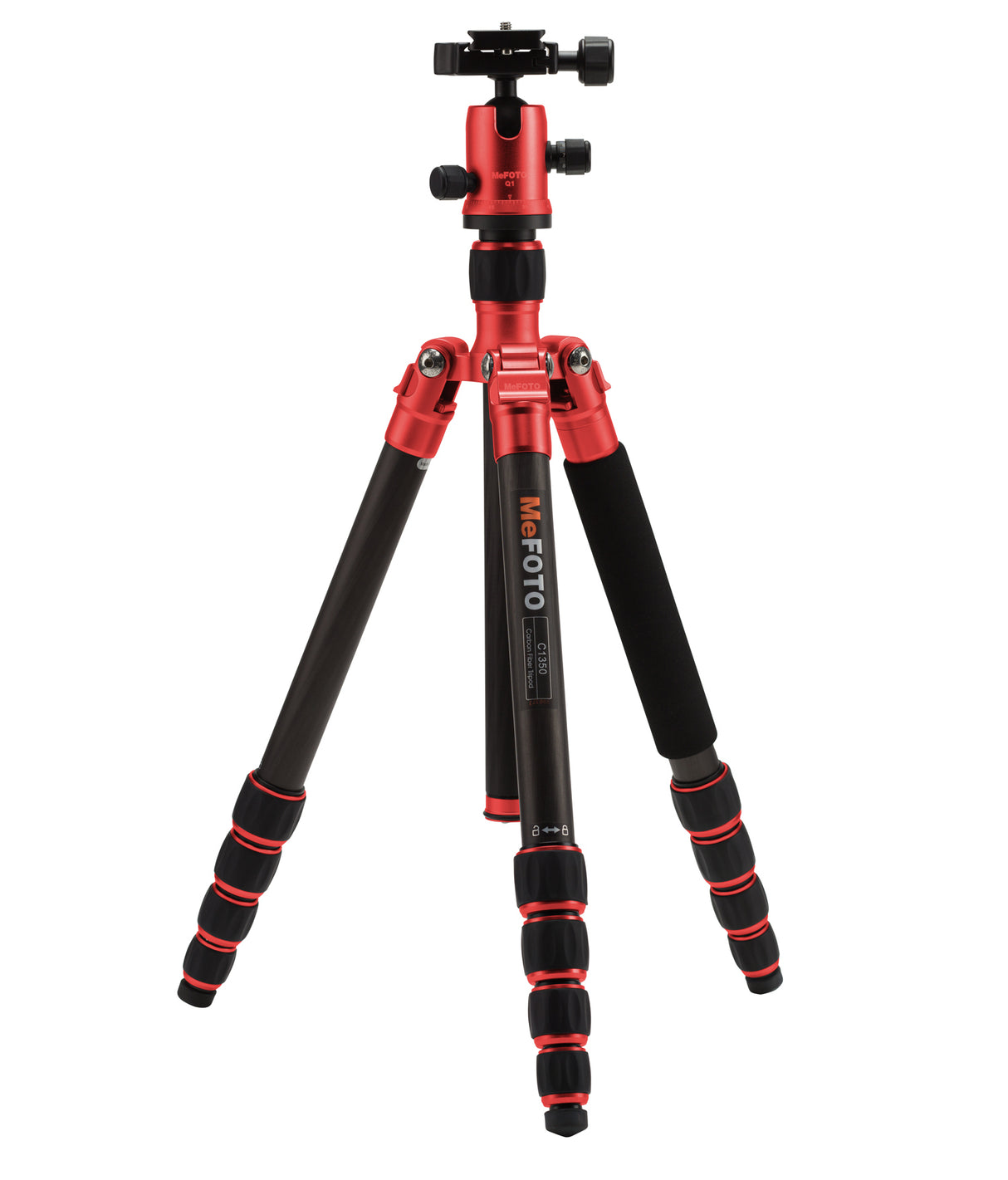 MeFOTO Roadtrip Classic Travel Tripod Kit (Red)