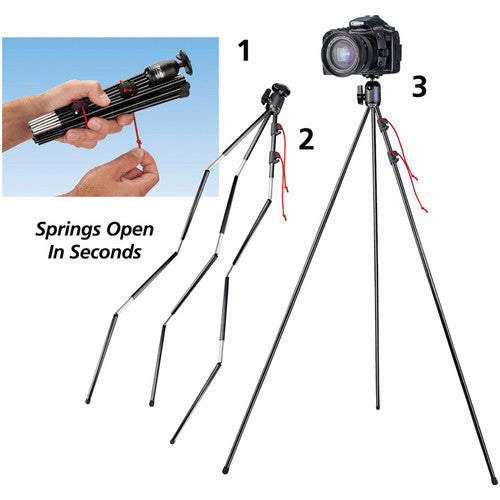 Tamrac 28-Inch ZipShot Mini Compact Camera Tripod