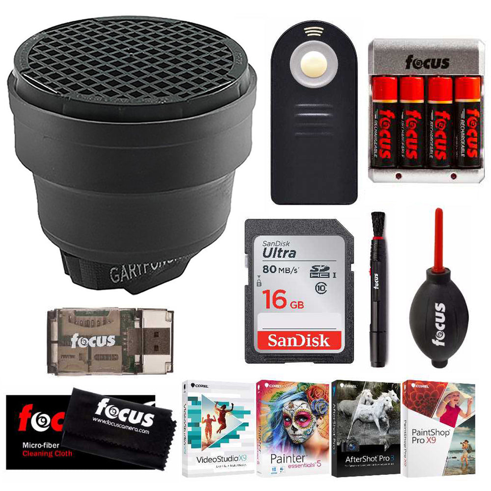 Gary Fong Speed Snoot Direction Control Flash Diffuser and Deluxe Accessory Kit