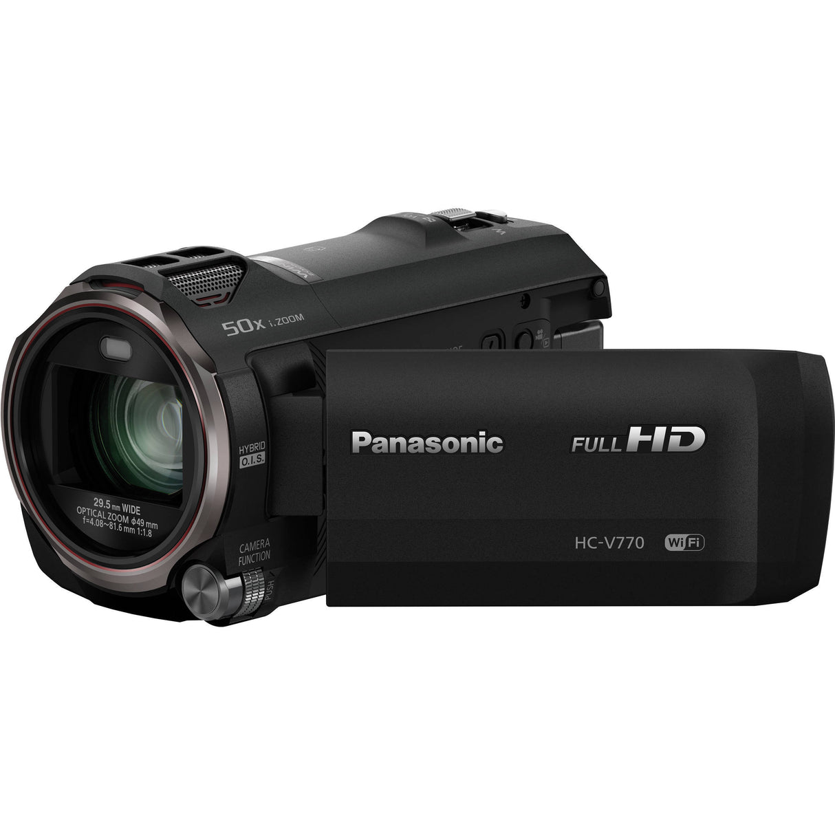 Panasonic V770 Full HD Camcorder with 32GB SD Card and Accessory Bundle