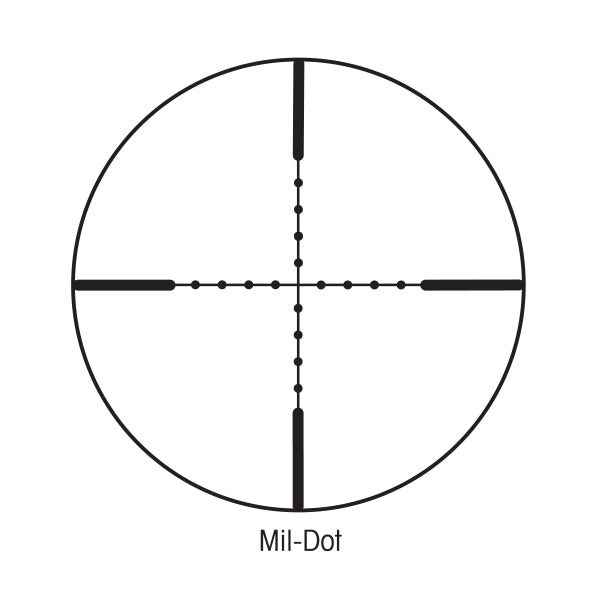 Sightron SIH 4-12x40mm Field Target Mil Dot Reticle Riflescope