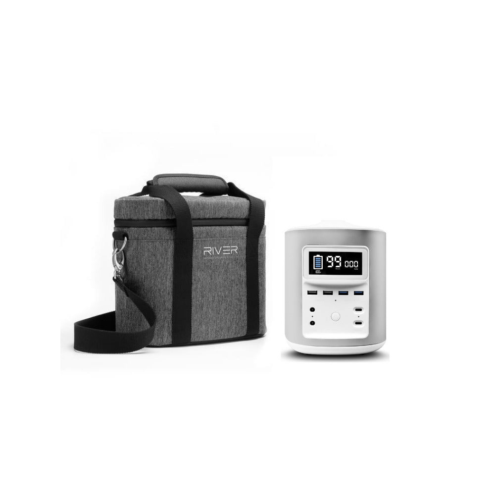 EcoFlow River Mobile Power Station Travel Bundle (White)