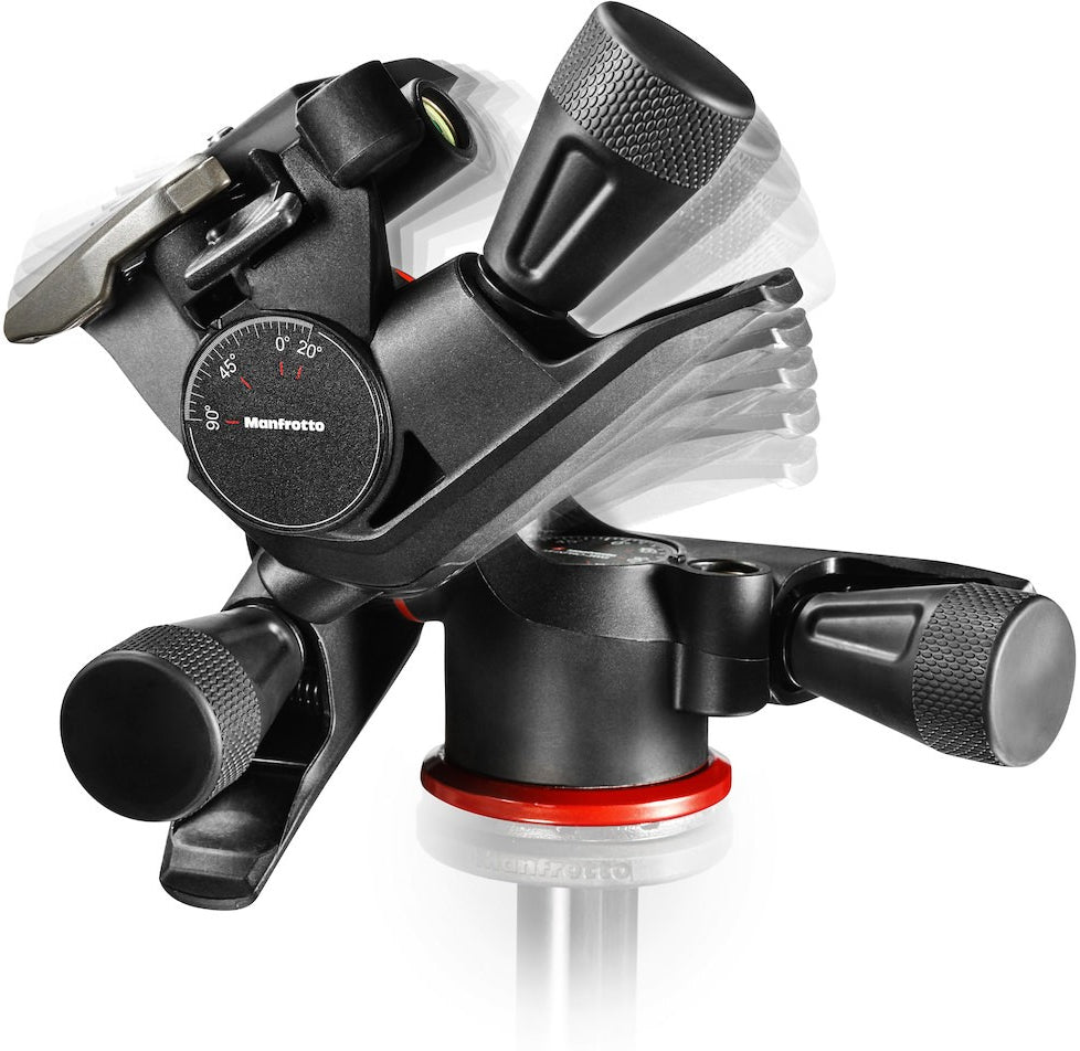 Manfrotto XPRO Geared Three-Way Pan/Tilt Quick Release Tripod Head