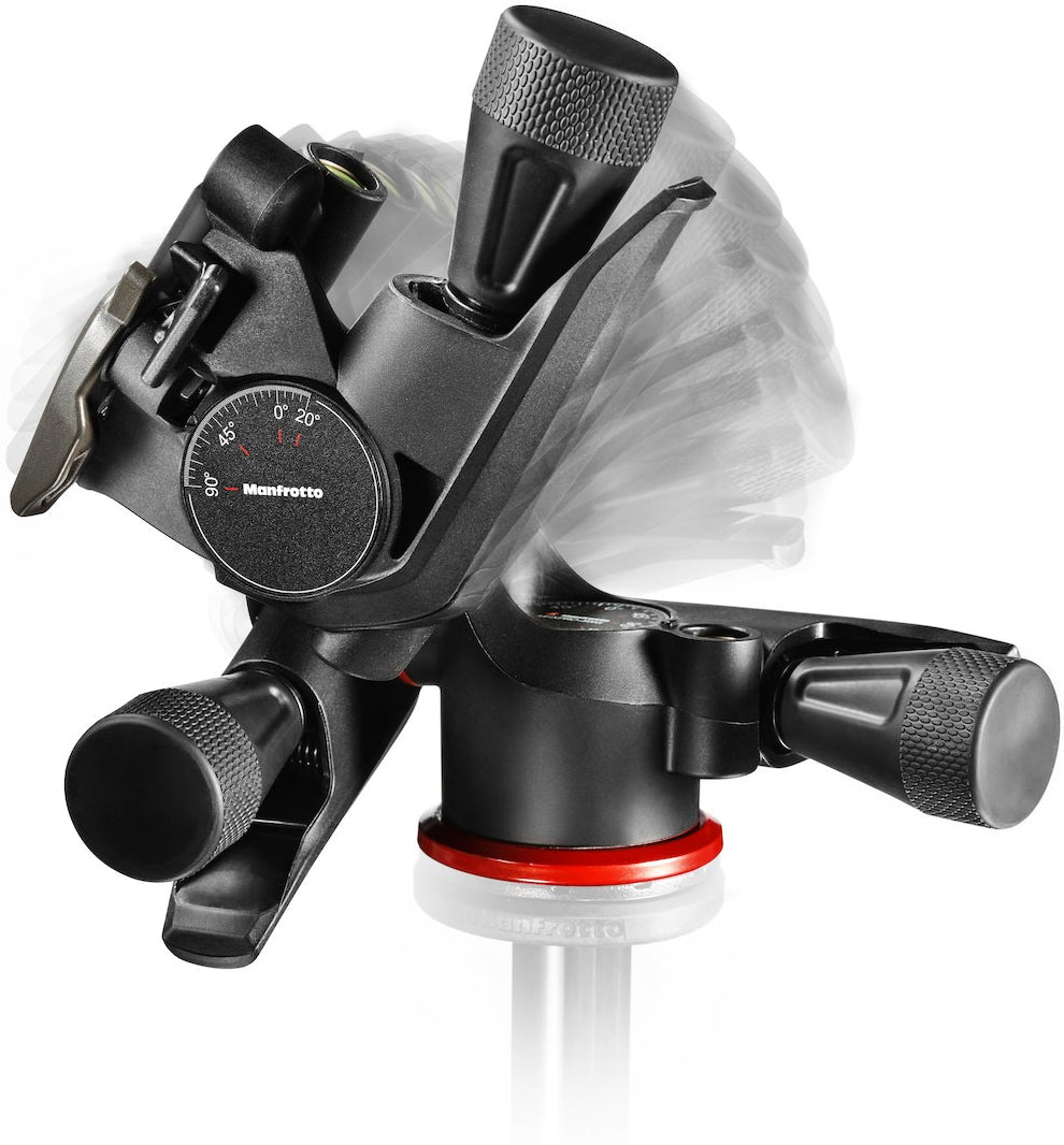 Manfrotto XPRO Geared Three-Way Pan/Tilt Quick Release Tripod Head