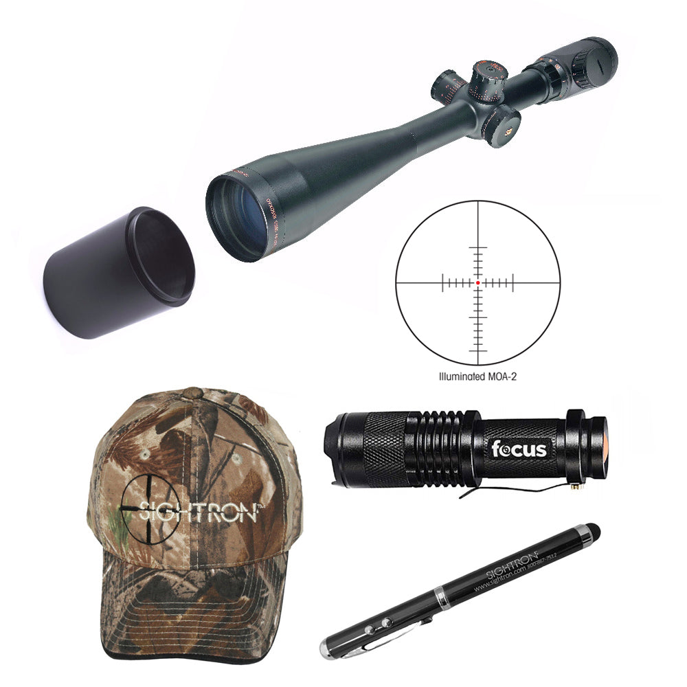 Sightron SIII 10-50x60mm Riflescope MOA/MOA-2 with Sunshade and Accessory Kit