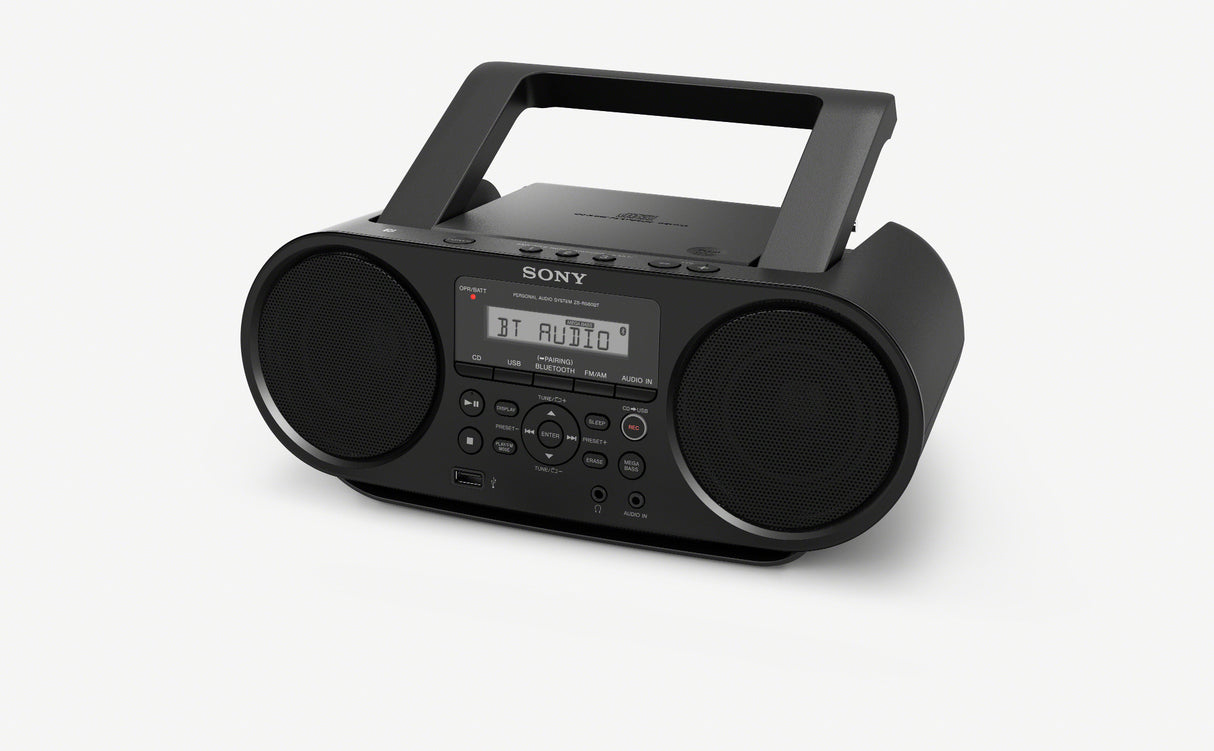 Sony ZSRS60BT CD Boombox with Bluetooth and NFC (Black)