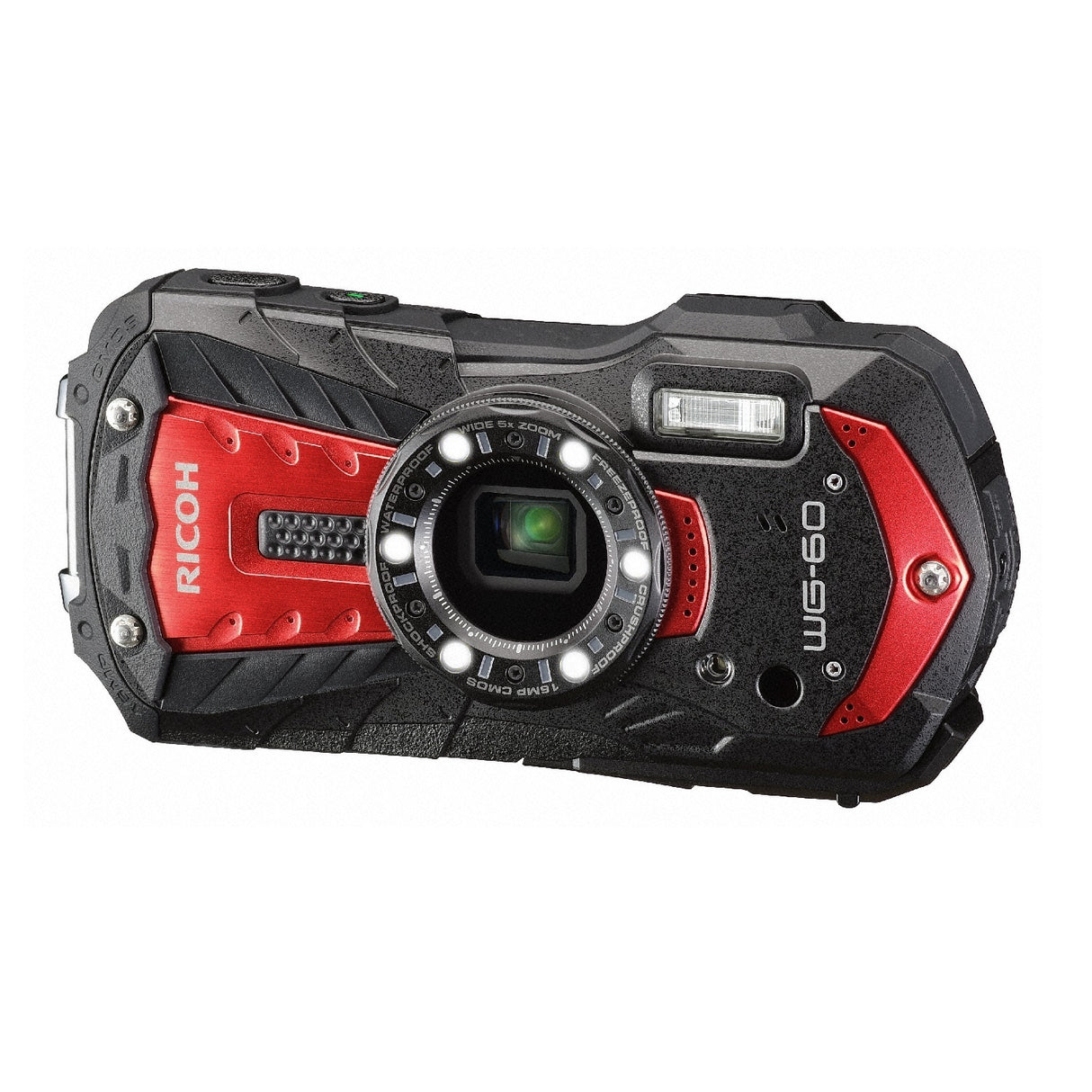 Ricoh WG-60 Digital Camera (Red)